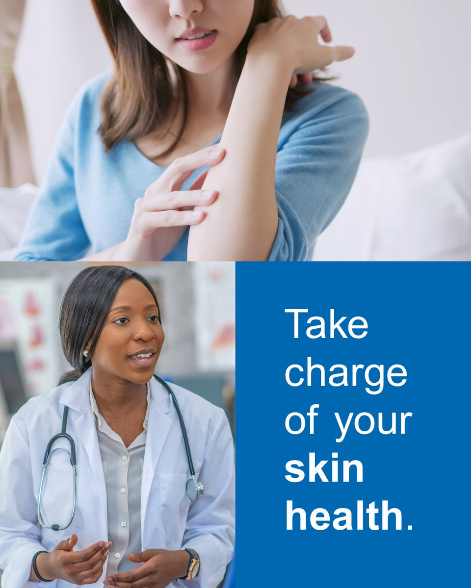 🧴☀️ Regular self-checks are one of the simplest, most effective ways to catch skin cancer early, when it’s most treatable. Learn how: bit.ly/4k5whlU  
Spot something suspicious or notice a change? Talk to your primary care provider.
#CheckYourSkin #SkinHealth
