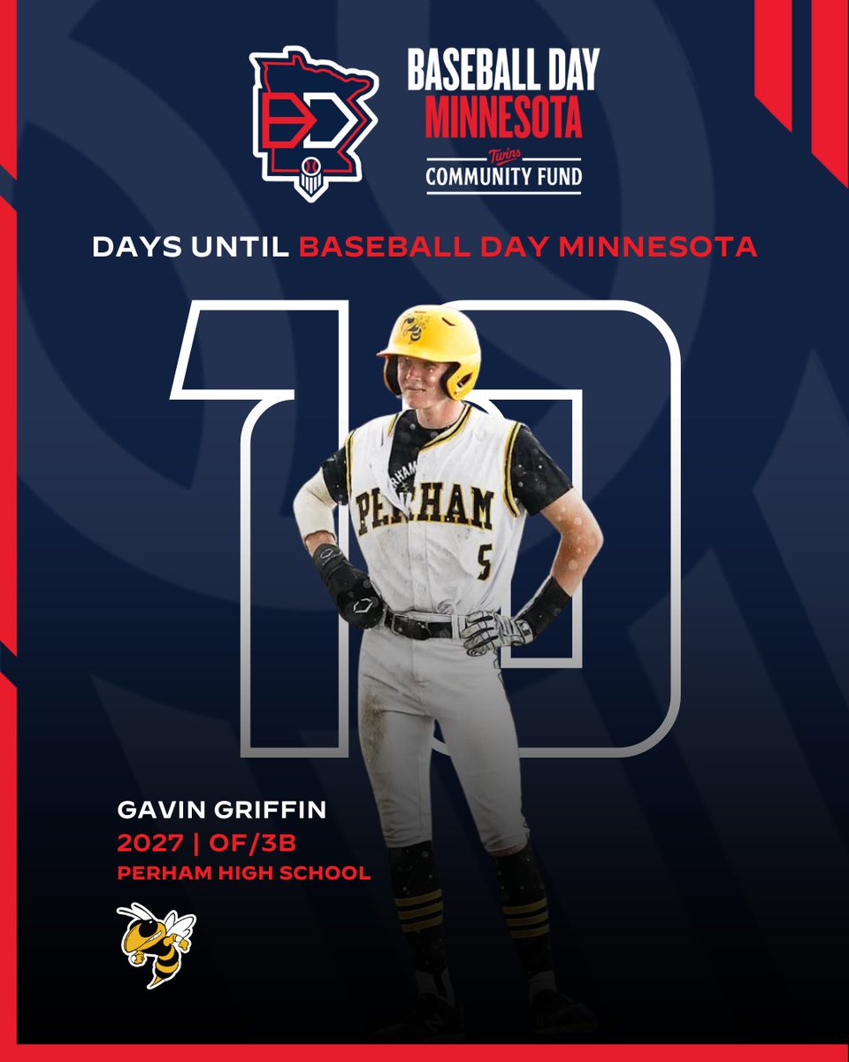 Prep Baseball Minnesota (@prepbaseballmn) on Twitter photo ๐๐๐๐๐๐๐๐ ๐๐๐ ๐๐๐๐๐๐๐๐๐
๐๐ณ๐ฆ๐ด๐ฆ๐ฏ๐ต๐ฆ๐ฅ ๐ฃ๐บ <a href="/TwinsCommunity/">Twins Community</a>
10 days away... ๐๐๐๐๐๐๐๐ ๐๐๐ ๐๐๐๐๐๐๐๐๐
๐๐ณ๐ฆ๐ด๐ฆ๐ฏ๐ต๐ฆ๐ฅ ๐ฃ๐บ <a href="/TwinsCommunity/">Twins Community</a>
10 days away...