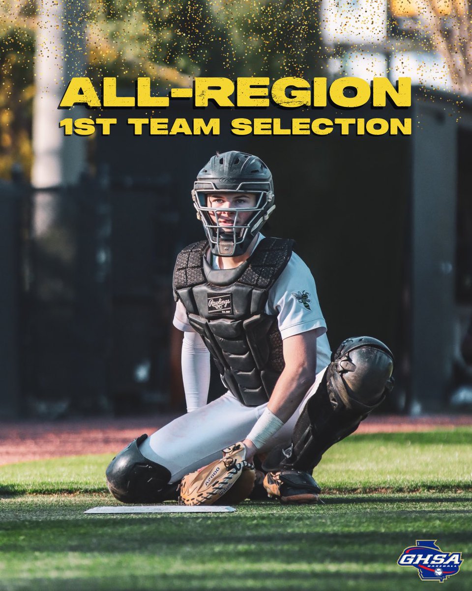 Congrats to our own Chase Tuggle for being voted as the 1st Team Catcher for 7-5A! Chase had a great year at plate to go along with his fantastic year defensively! Chase caught double digit runners stealing, and helped guide our pitching staff all year. We are proud of you Chase!