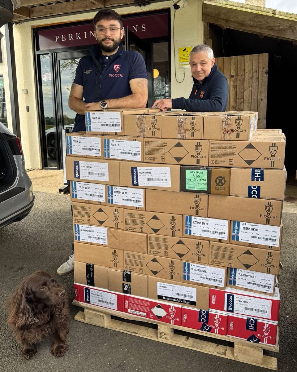 Keeping busy with today’s Fiocchi delivery 💪🏻💥
#fiocchi #cartridges #perkinguns