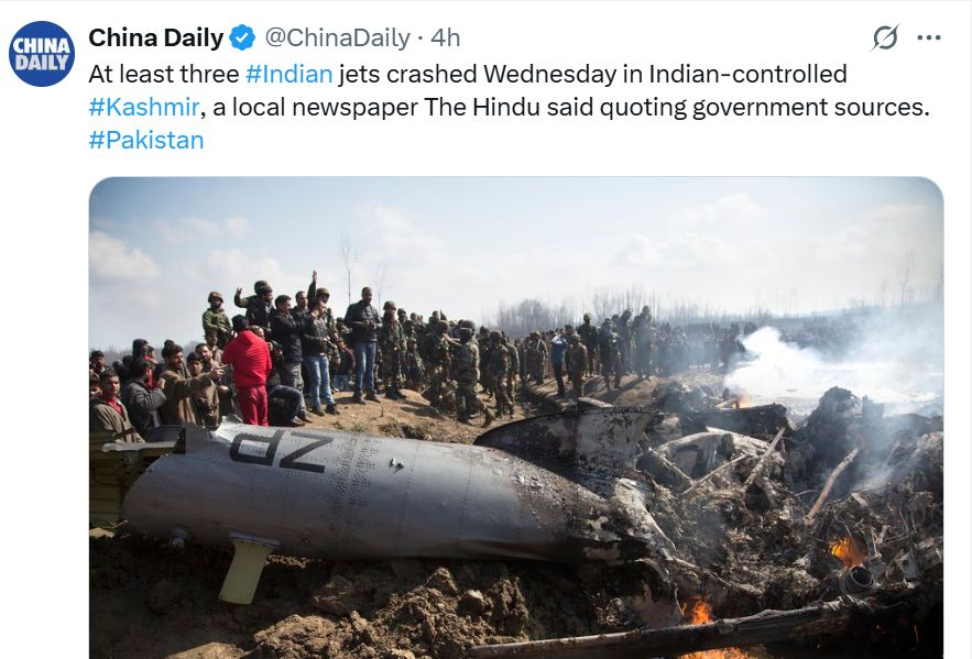 ayusshsanghi's tweet photo. Shameless act by The Hindu, Spreading fake news, and it was picked up by Chinese media.

They later deleted this post, but it set the false narrative.
This is not the first time they have made this so-called mistake.

Many UPSC aspirants religiously follow this newspaper for their preparation. But many times their actions have been problematic to the service of the nation.