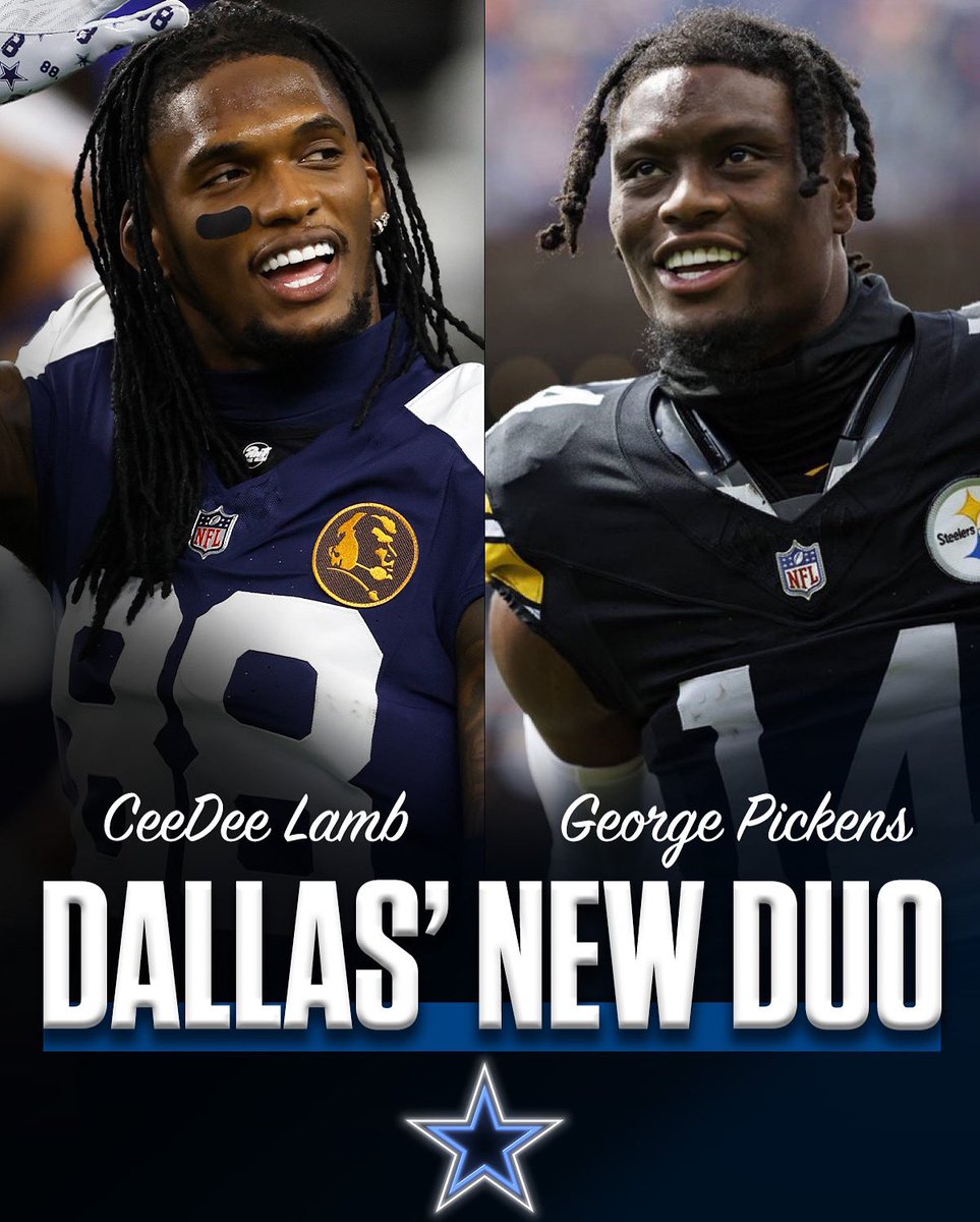 The Cowboys have a top ___ WR duo in the NFL. 🤔