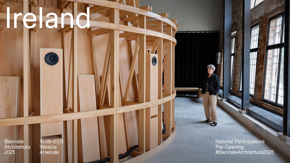 #BiennaleArchitettura2025 | #PreOpening National Participations
8.05, 17:30
IRELAND (<a href="/irelandatvenice/">Ireland at Venice</a>)
ASSEMBLY
Arsenale

-2 days to #IntelliGens
Find out more and buy your tickets → bit.ly/Biennale_Archi…