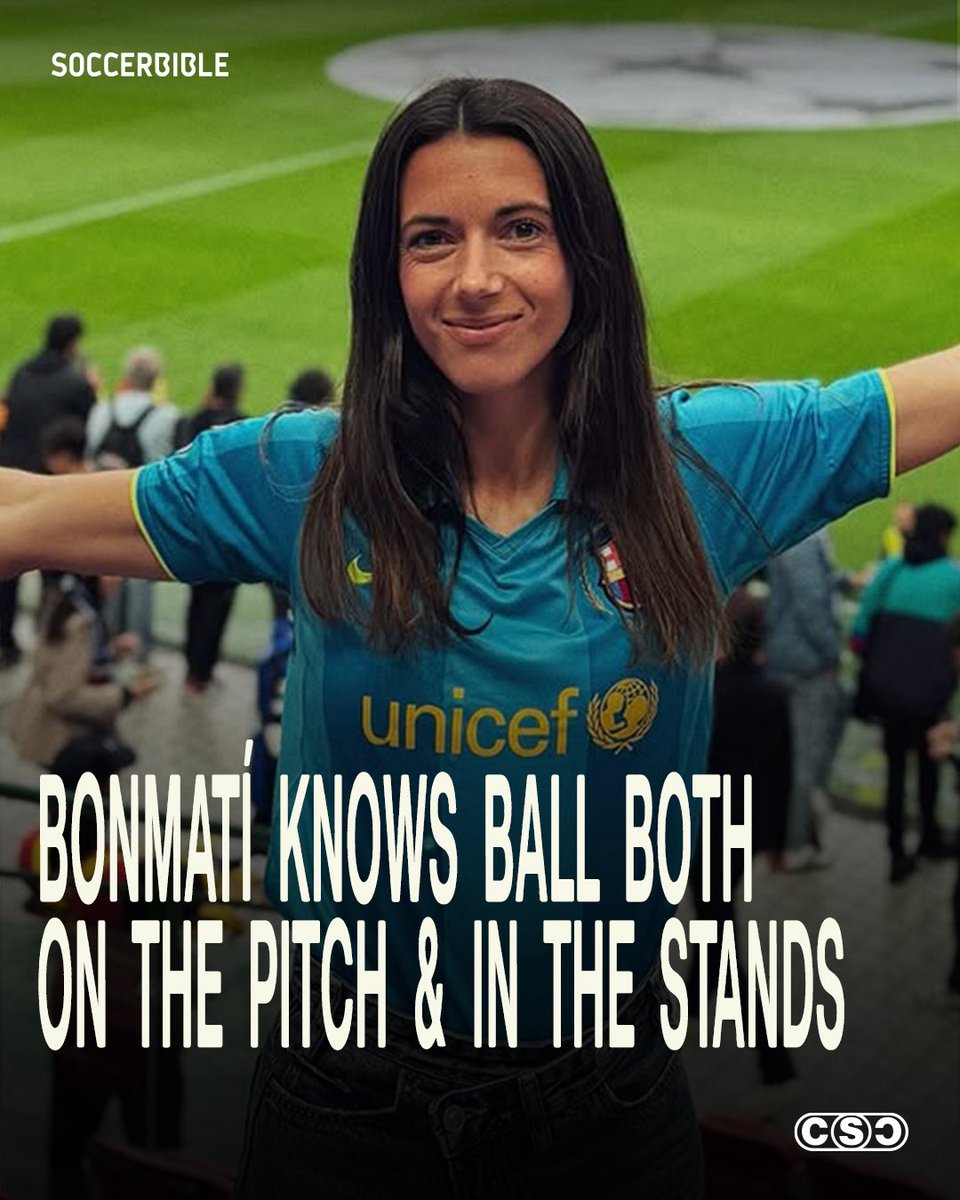 SoccerBible's tweet image. Aita throws it back to 07/08 in a vintage @FCBarcelona_es away shirt. 10/10. 📝
#FCBarcelona #UCL #woso