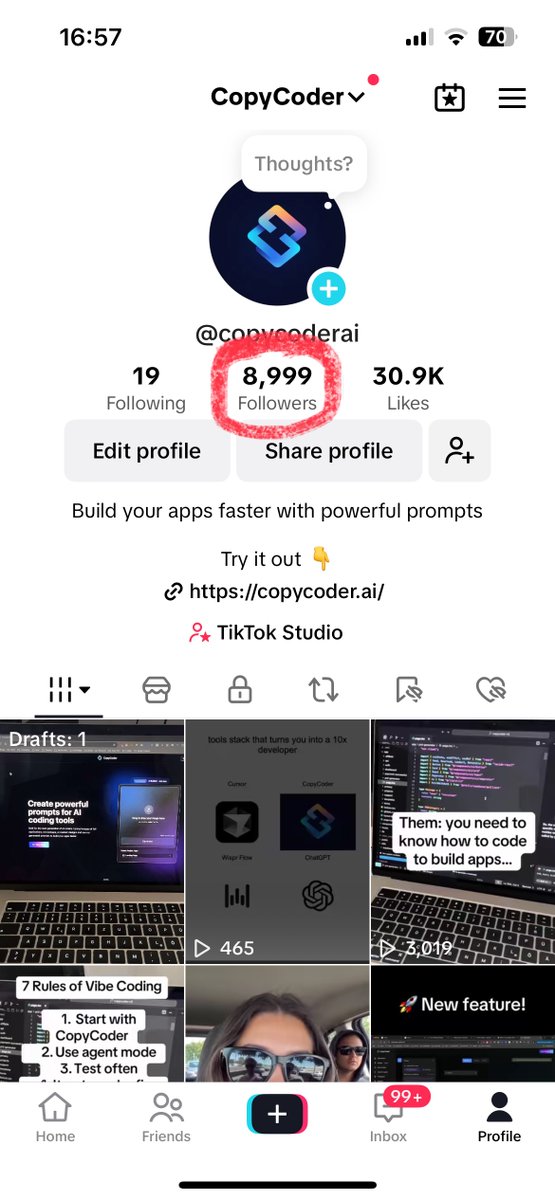 I’ve grown one TikTok account to 108k followers, one to 8k followers and generated millions of views in the process.

Here’s everything I’ve learned about growing on TikTok:

- Follower size doesn’t matter too much. Any video can go viral even if you don’t have any followers,