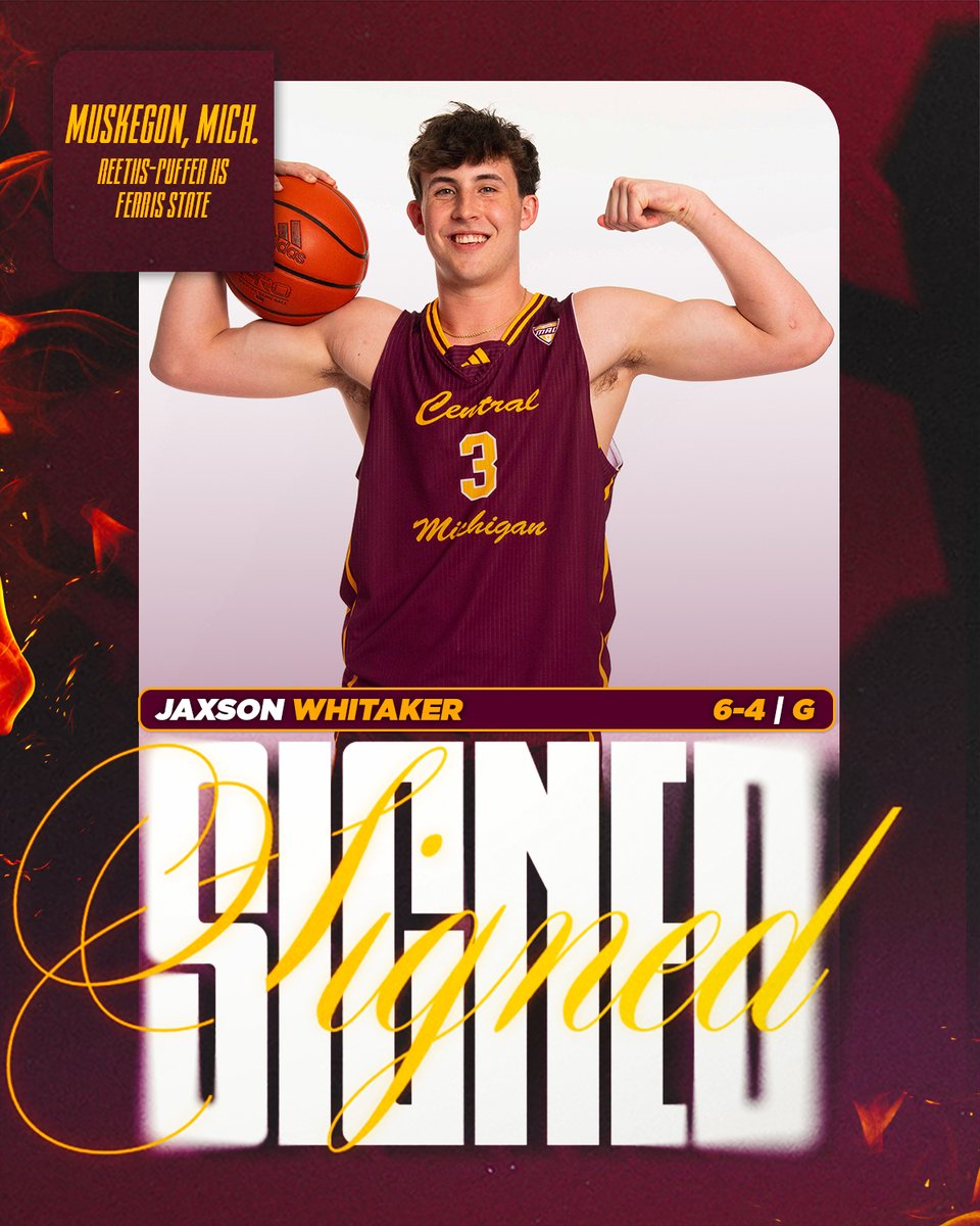 Welcome to the Chippewa family, <a href="/JaxsonWhitaker/">Jaxson Whitaker</a>!

#FireUpChips 🔥⬆️🏀