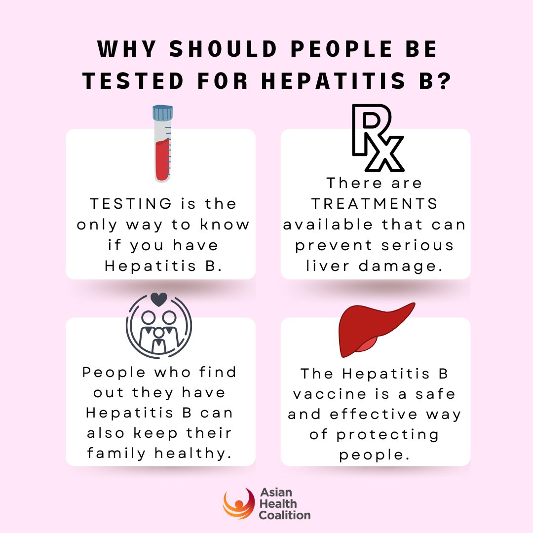 Testing is the only way to know if you have Hepatitis B! Get tested today for Hepatitis B to know your status and help keep yourself and your family safe. #HepatitisAwarenessMonth #DontLetHepBWin
