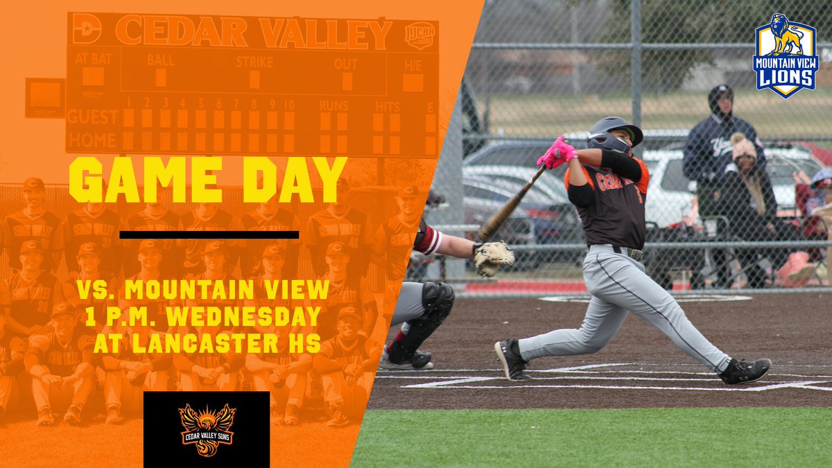 Dallas College Cedar Valley Athletics (@cedarvalleysuns) on Twitter photo ๐๐๐ข๐ ๐ฟ๐๐ฎ
โพ๏ธ <a href="/DCMVBaseball/">DCMV Baseball</a> (10-38, 3-24 <a href="/DallasAthConf/">Dallas Athletic Conference</a>) at <a href="/CedarValleyBase/">Cedar Valley Baseball</a> (25-26, 9-18)
๐ 1 p.m.
๐๏ธ Lancaster HS
#StrongUnitedNeverSatisfied | #DACBaseball ๐๐๐ข๐ ๐ฟ๐๐ฎ
โพ๏ธ <a href="/DCMVBaseball/">DCMV Baseball</a> (10-38, 3-24 <a href="/DallasAthConf/">Dallas Athletic Conference</a>) at <a href="/CedarValleyBase/">Cedar Valley Baseball</a> (25-26, 9-18)
๐ 1 p.m.
๐๏ธ Lancaster HS
#StrongUnitedNeverSatisfied | #DACBaseball
