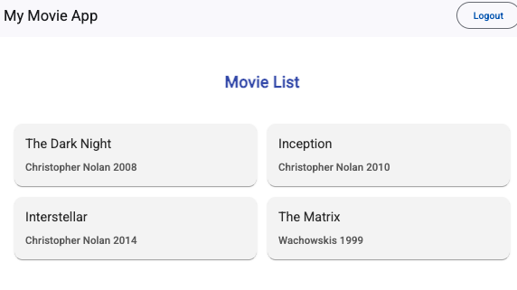 ChakibLuffy's tweet image. 🎬 Huge day on my Angular 19 Movie App!
✅ Login & Register with Material UI
✅ Protected routes with JWT
✅ Movie list with responsive card grid
✅ Dynamic movie detail view with signals
Fullstack feels real now 🚀
#Angular #Angular19 #NodeJS #BuildInPublic #100DaysOfCode