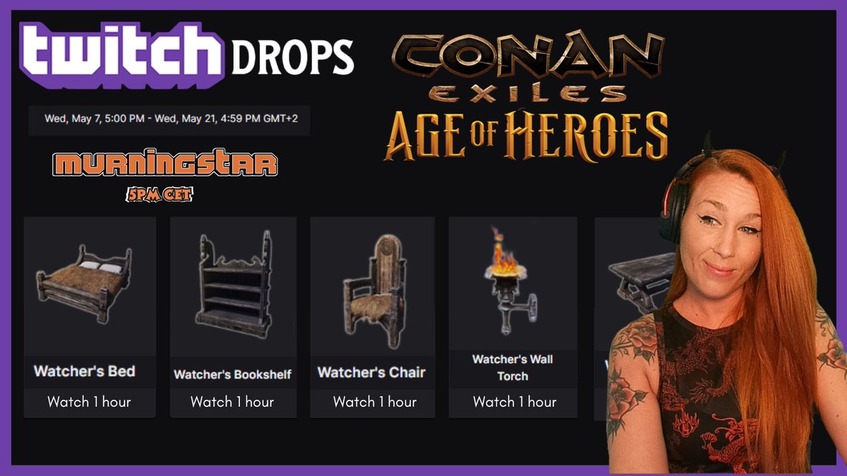 πΈοΈ πΈππππππππππ πΈοΈ (@murningstarr) on Twitter photo π΄Live with some more <a href="/ConanExiles/">Conan Exiles</a> !
Join us for some modded community server shenanigans over at Twitch! βοΈ
And dont miss out on the NEW #Twitch Drop! π
twitch.tv/murningstar π΄Live with some more <a href="/ConanExiles/">Conan Exiles</a> !
Join us for some modded community server shenanigans over at Twitch! βοΈ
And dont miss out on the NEW #Twitch Drop! π
twitch.tv/murningstar