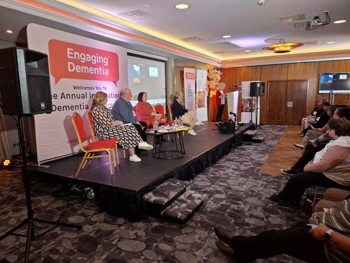 Engaging Dementia (@engagingdemirl) on Twitter photo Agnes Houston MBE takes to the stage as part of our Sensory Panel Discussion with Carmel Geoghegan, Kevin Quaid, Suzanne Dooley and Faye Hueston from <a href="/HiddenHearingIE/">Hidden Hearing Ireland</a>
#17dementiaconference Agnes Houston MBE takes to the stage as part of our Sensory Panel Discussion with Carmel Geoghegan, Kevin Quaid, Suzanne Dooley and Faye Hueston from <a href="/HiddenHearingIE/">Hidden Hearing Ireland</a>
#17dementiaconference