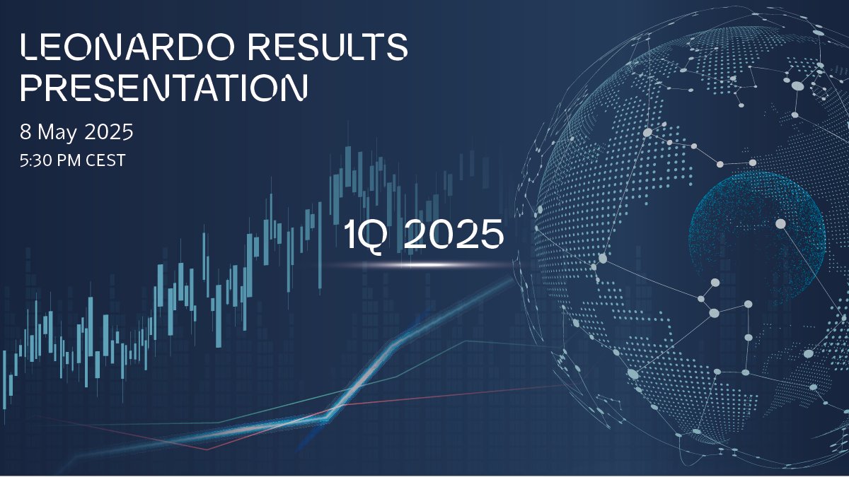 🗓️ Tomorrow, starting from 5:30 pm CEST, follow the live webcast and conference call of #Leonardo's 1Q 2025 results presentation.

🔗 streamstudio.world-television.com/CCUIv3/registr…

#LDO_IR