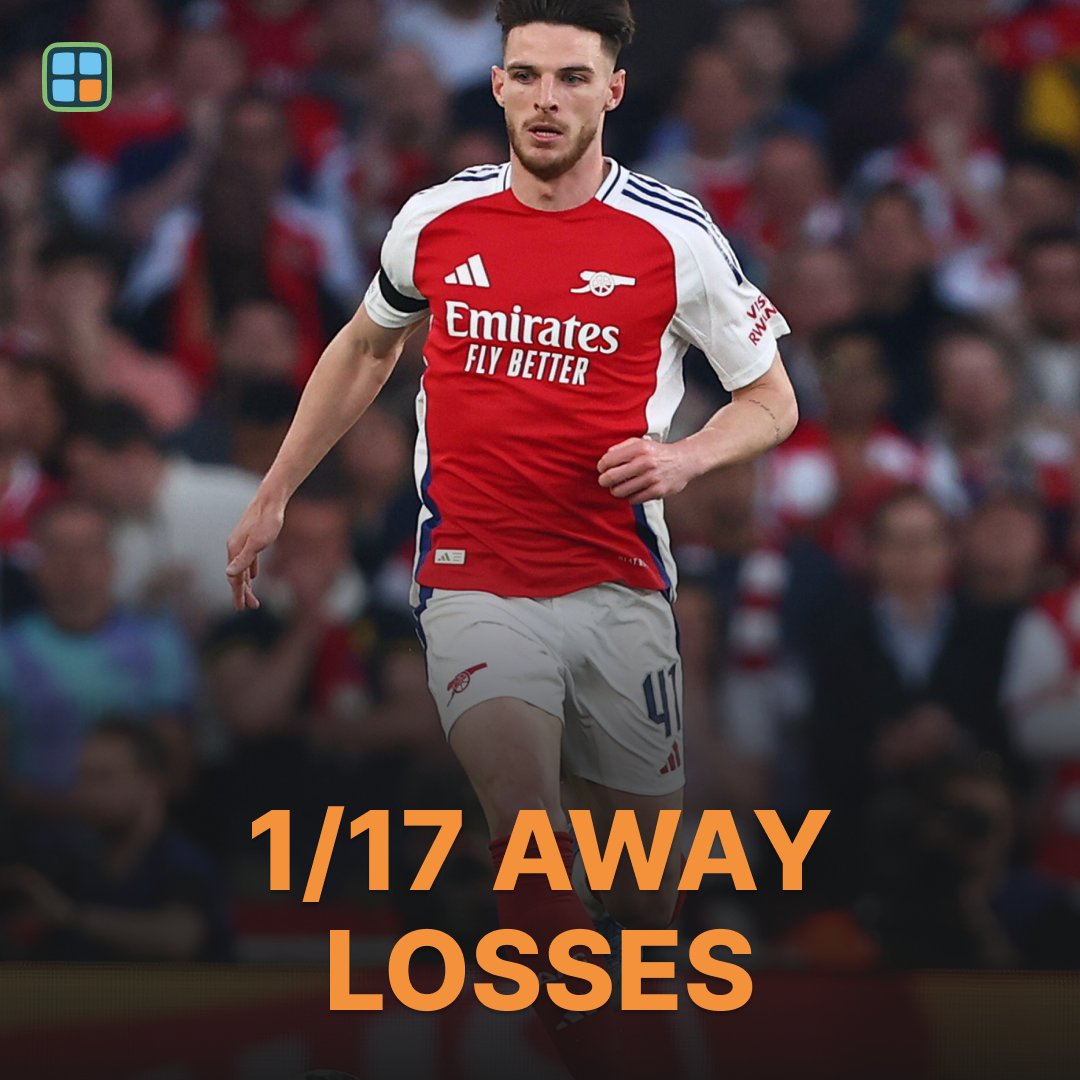 Arsenal have lost just 1 of their last 17 away games in all competitions 👀

Also, they’ve played in France 15 times: 
✅ Won 8
🤝 Drawn 5
❌ Lost 2
⚽️ Scored 20
🧤 Conceded 14