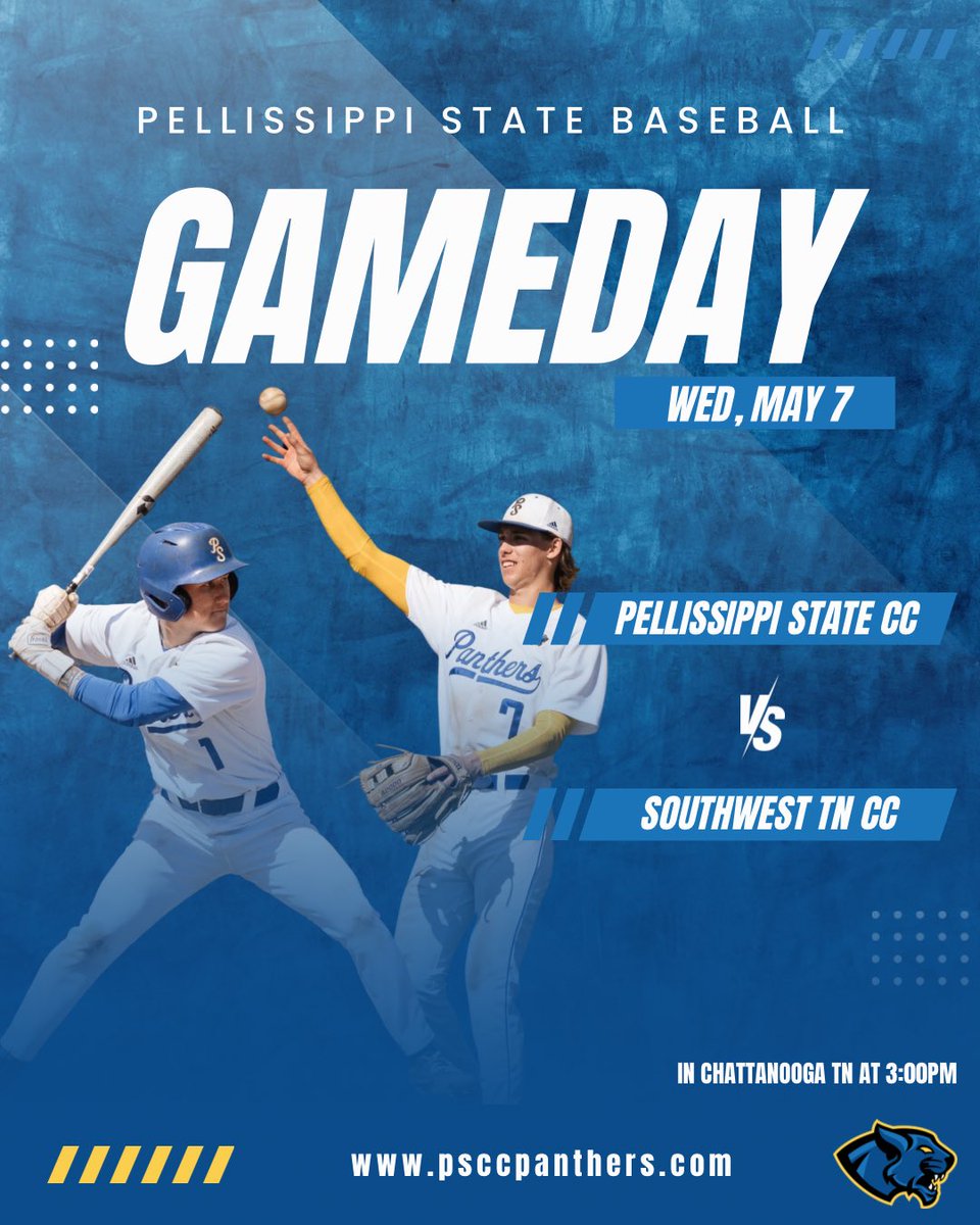 PSCCPanthers's tweet image. Gameday! The Panthers have made it to the final four! The game is scheduled to start at 3pm but is subject to change! @PSCCBaseball