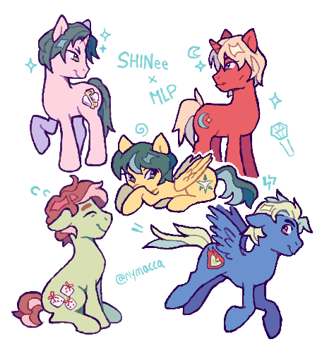 shineeyaoi's tweet photo. oomf wanted SHINee x MLP OCs so I had to... https://t.co/xhcuUPjwF4