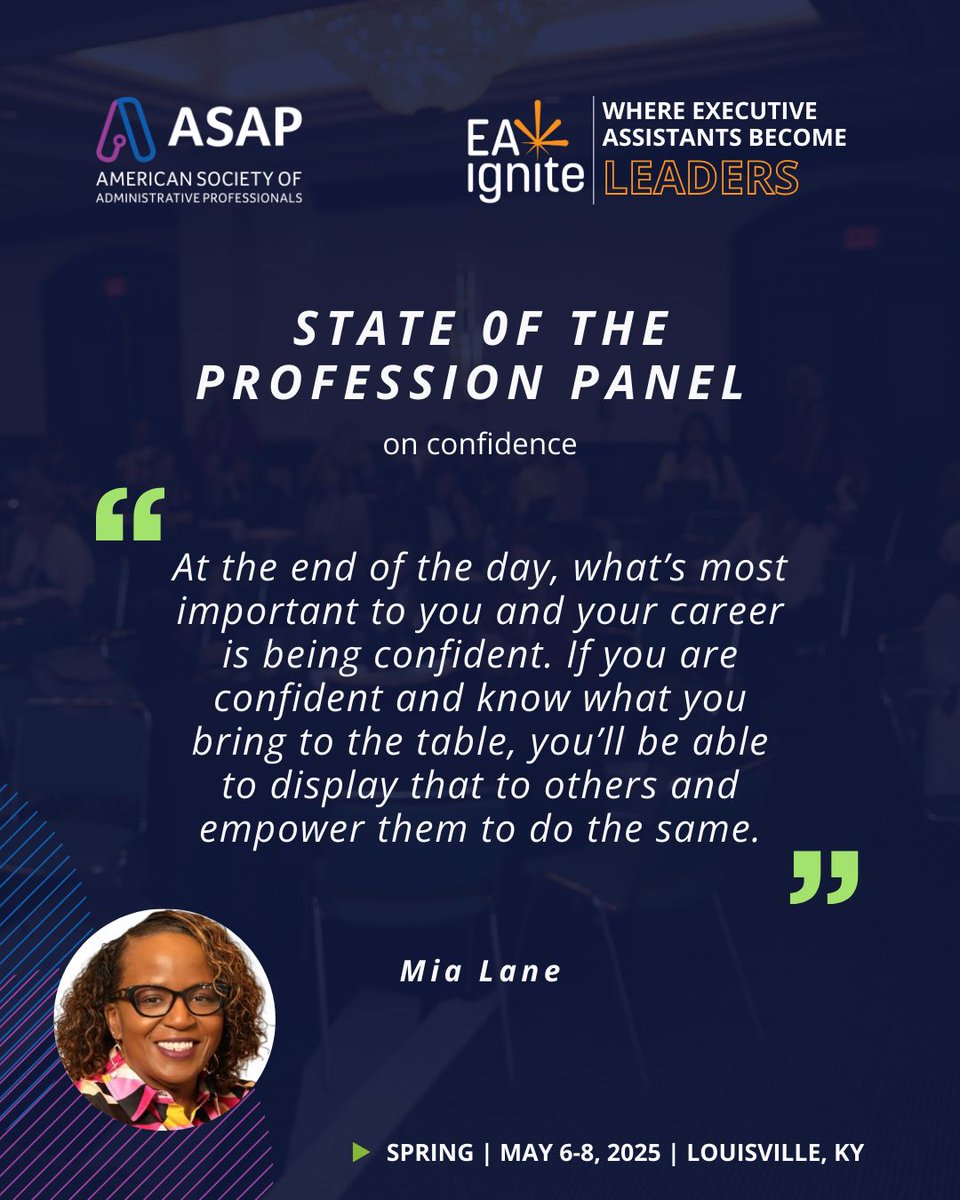 How about a hand for this morning's State of the Profession Panel?! 👏 Thank you to our wonderful host, Julie, and our fabulous panelists: Katie, Joshua, Jodie, and Mia, for all of your wisdom! ✨ Download the ASAP 2025 State of the Profession Report here: buff.ly/HwQBuWX