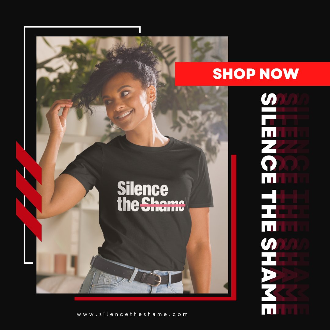 Shop our exclusive Silence the Shame merch and support our mental health programs!

Shop Here: silencetheshame.bigcartel.com

#silencetheshame #mentalhealth #mentalhealthmatters #silencetheshameday #mentalhealthawareness