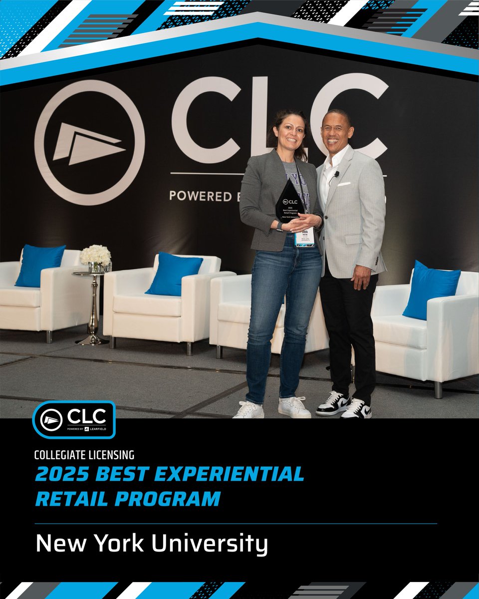 CLC proudly celebrates the programs and partners that made an impact in collegiate licensing this past year through initiatives that elevated college brands. Congrats to this year's CLC Award winners!    

Our 2025 Best Experiential Retail Program winners are:
Louisiana State