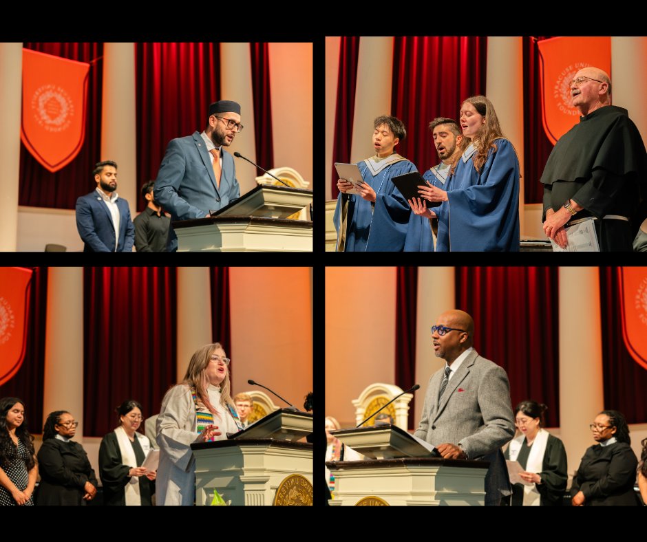 🧡 🎓 Each year, Hendricks Chapel hosts a beautiful ceremony to bless our students as they move on to their next chapter. At the Blessing of Students, student leaders and chaplains share all their best wishes to kick off commencement week. Congratulations to the Class of 2025!