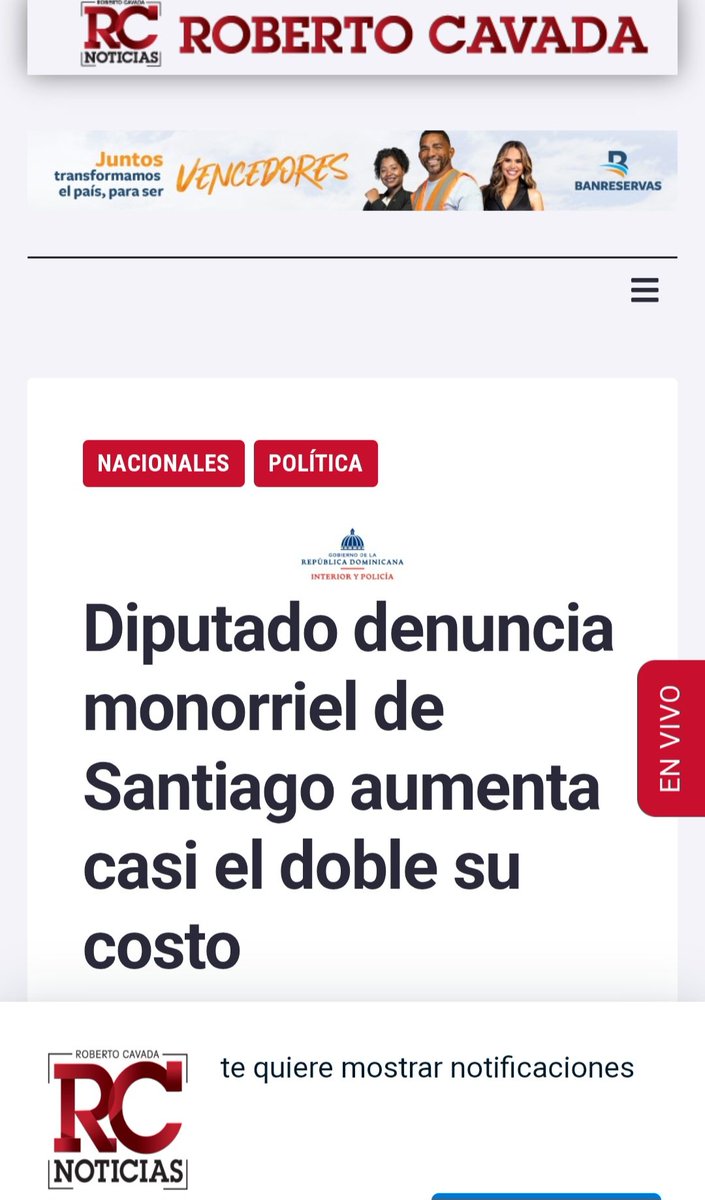 Abinader, al que todo le sale caro, ha gastado casi el doble en el monoriel de Santiago, y aún no lo termina. Pasó de 600 millones de dólares a 960, para un aumento de mas de 60%, y no se sabe en cuanto terminará.