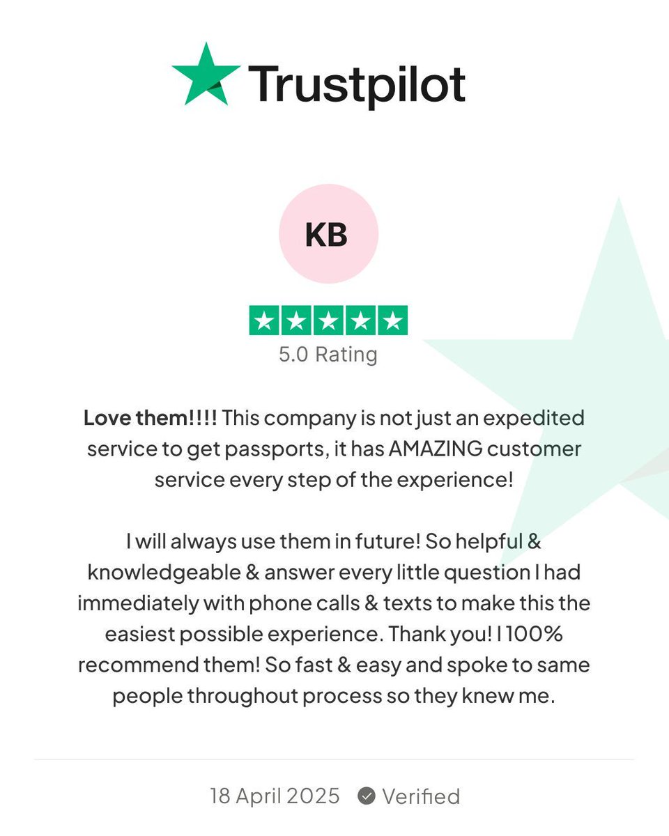 hellogovai's tweet image. “This wasn’t just a passport service. It was fast, easy, and the team actually helped.”
✅ Real people
✅ Same support team
✅ Fast responses by text or call

Skip the stress—we’ll get your passport done right.
👉 hellogov.ai

#HelloGov #PassportSupport #CustomerLove