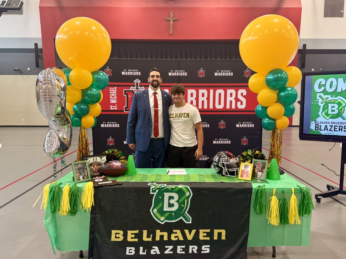 Congratulations to Knox Poirrier on his official signing to Belhaven University!
#BeBetterBeDifferent #WarriorProud