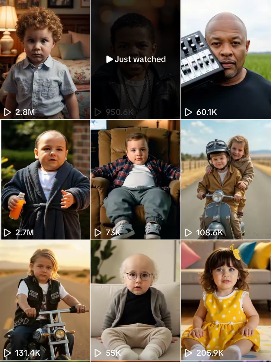 This TikTok trend is cooking up quietly…

 I think it has potential to go viral and people on socials sharing a babify version of their videos.

 $BABIFY