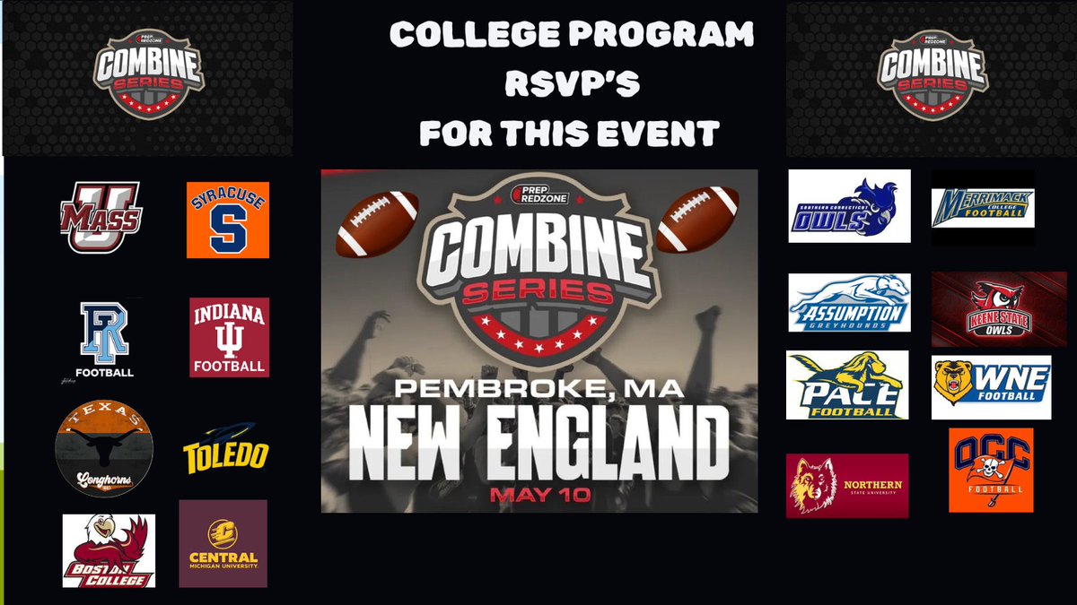 🔥📢➡️UPDATE: We just added Boston College and Merrimack College to this RSVP list!!!!   College coaches who are planning to attend or are requesting testing results can RSVP by using this form here: events.prepredzone.com/college-rsvp?w…