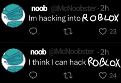 Lynn3Tz's tweet image. Mcnoobster no #roblox #aprilfools2012 #robloxhacker #joke #Mcnoobster