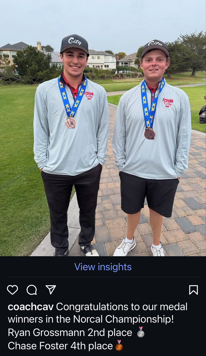 Congratulations to our medal winners in the Norcal Championship!
Ryan Grossmann 2nd place 🥈
Chase Foster 4th place🥉