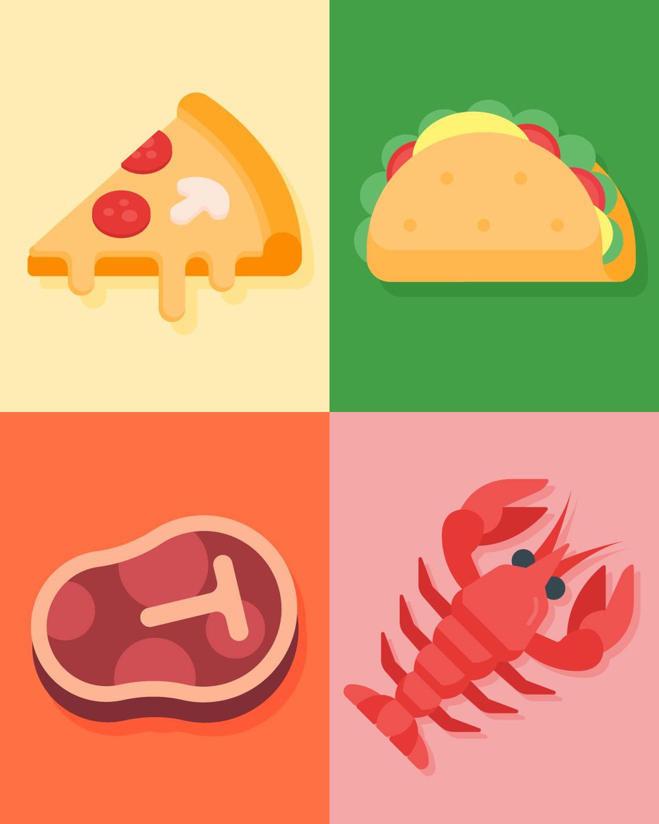 You win the lottery but can *only* eat an endless supply of one of these.

Whatcha going for for life? Let us know with the emoji: 🥩 🍕 🌮 🦞