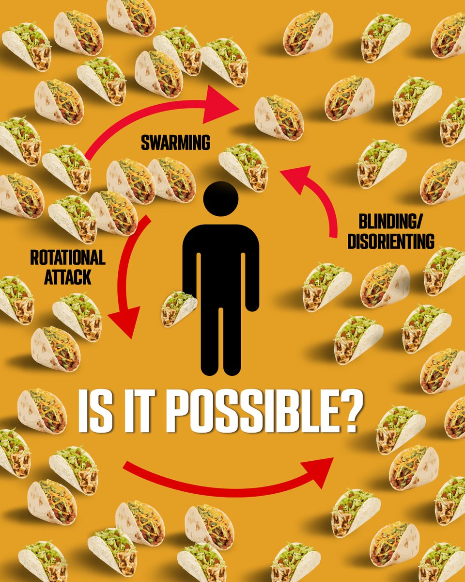 100 tacos VS 1 man…how do you think you’d do?