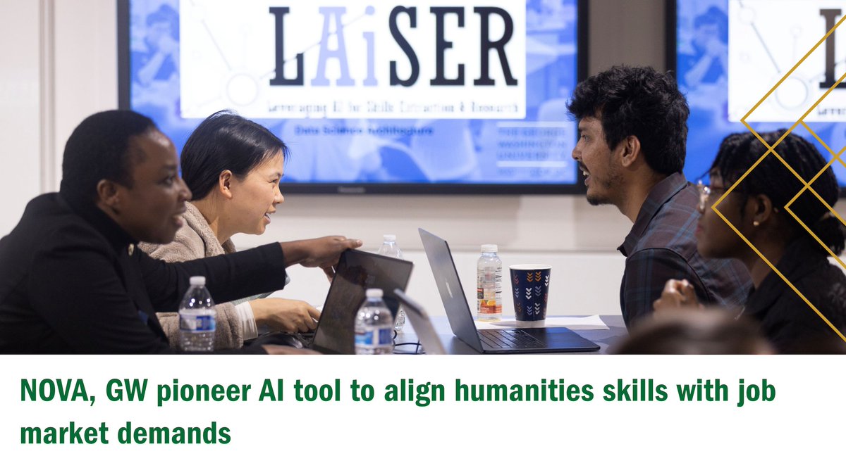 NOVAcommcollege (@novacommcollege) on Twitter photo #NOVA has joined <a href="/GWtweets/">GW University</a> on LAiSER, an AI-driven project aligning humanities education with job market needs. NOVA students Tiffany Orellana and Benjamin Shaffer are using Python to lead the data work.
๐ Read more: bit.ly/4jJ96xL
#HigherEd #AI #NOVAProud #NOVA has joined <a href="/GWtweets/">GW University</a> on LAiSER, an AI-driven project aligning humanities education with job market needs. NOVA students Tiffany Orellana and Benjamin Shaffer are using Python to lead the data work.
๐ Read more: bit.ly/4jJ96xL
#HigherEd #AI #NOVAProud