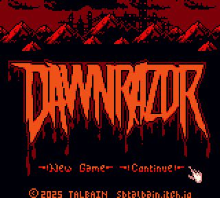 sbtlucifer's tweet image. Demo release of DAWNRAZOR is drawing near! Still gotta iron out some bugs! #Dawnrazor #GameBoy #IndieGame #GBStudio