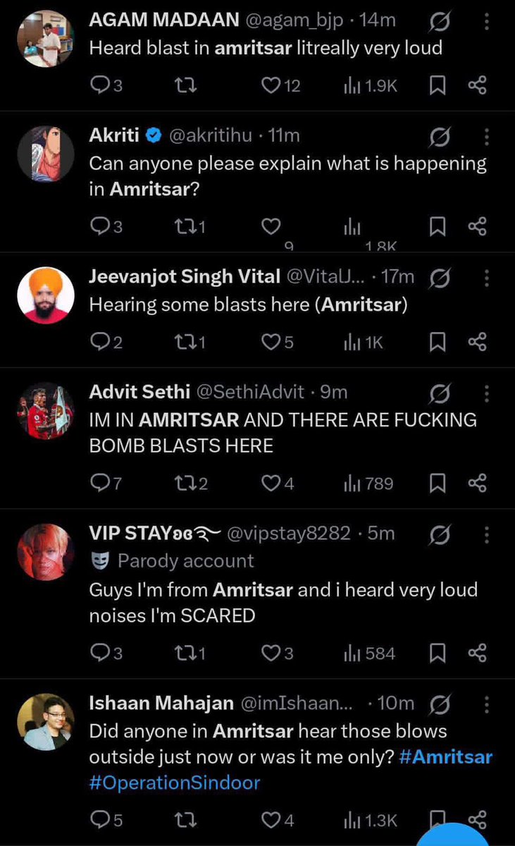 MurtazaViews's tweet photo. 🚨🇮🇳🇵🇰 
Explosion sounds have been heard around Amritsar, and the electricity has been cut off. Loud blasts were specifically reported near the Amritsar airport area, according to Indian social media reports. https://t.co/JI0iTw0a4S