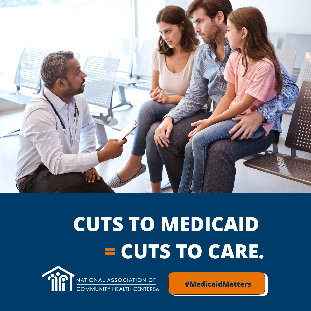 Cuts to Medicaid= Cuts to Care.
Slashing Medicaid puts vital health services at risk, especially for those served by Community Health Centers, such as OHHC.