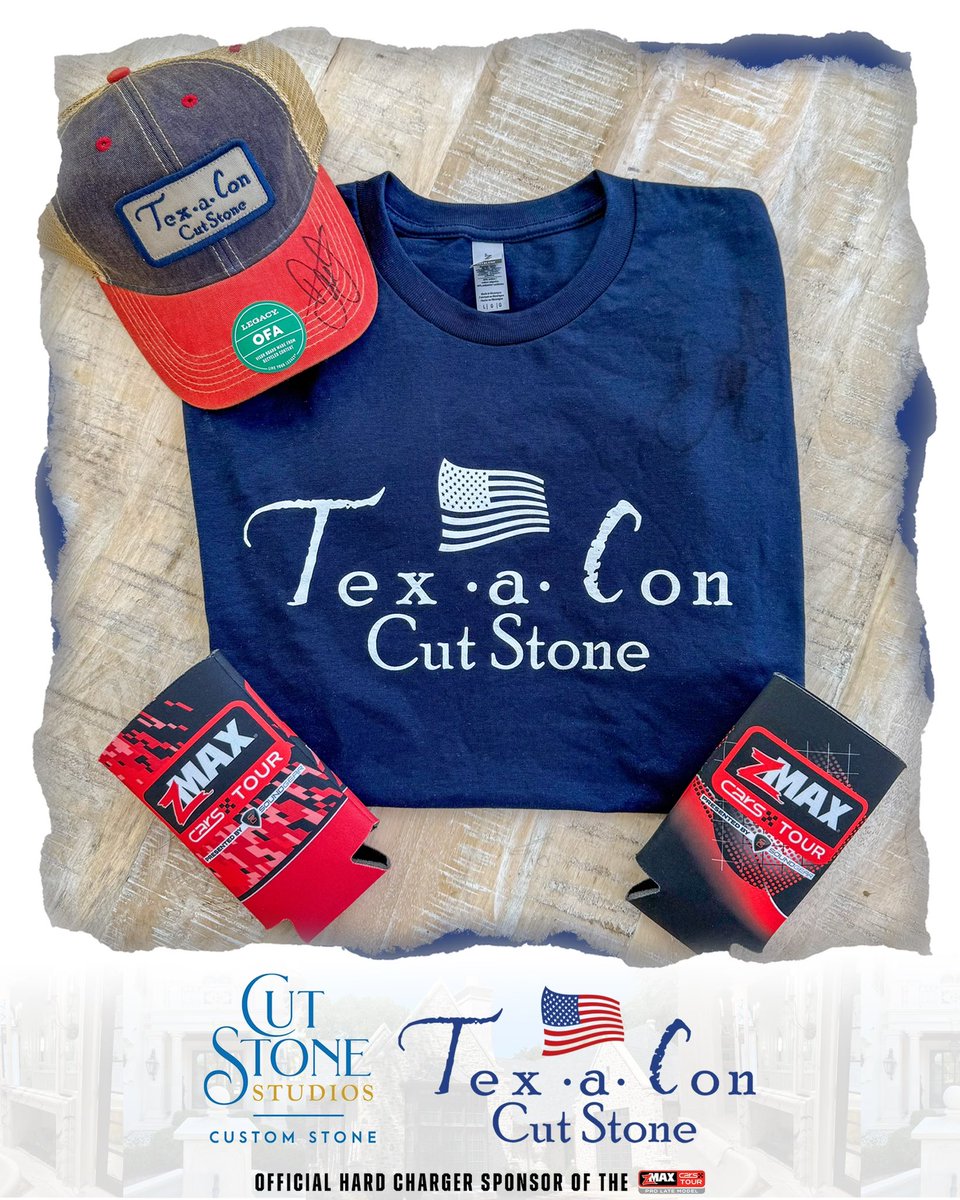CARSTour's tweet photo. ‼️𝗚𝗜𝗩𝗘𝗔𝗪𝗔𝗬 𝗔𝗟𝗘𝗥𝗧‼️

Cut Stone Studios and @TexaConCutStone have partnered with the zMAX CARS Tour as the new Pro Late Model Hard Charger Award sponsor, and they are giving away a 𝘱𝘳𝘦𝘵𝘵𝘺 𝘤𝘰𝘰𝘭 package that you can win! 

With decades of experience in supplying and installing custom natural stone for iconic residential, commercial, and historical buildings throughout the southeast, Cut Stone Studios is 𝘵𝘩𝘦 dependable custom architectural stone source! To win the @DaleJr signed prize pack, like and share this post by noon on Friday. A winner will be announced that afternoon at 2:30 PM!
