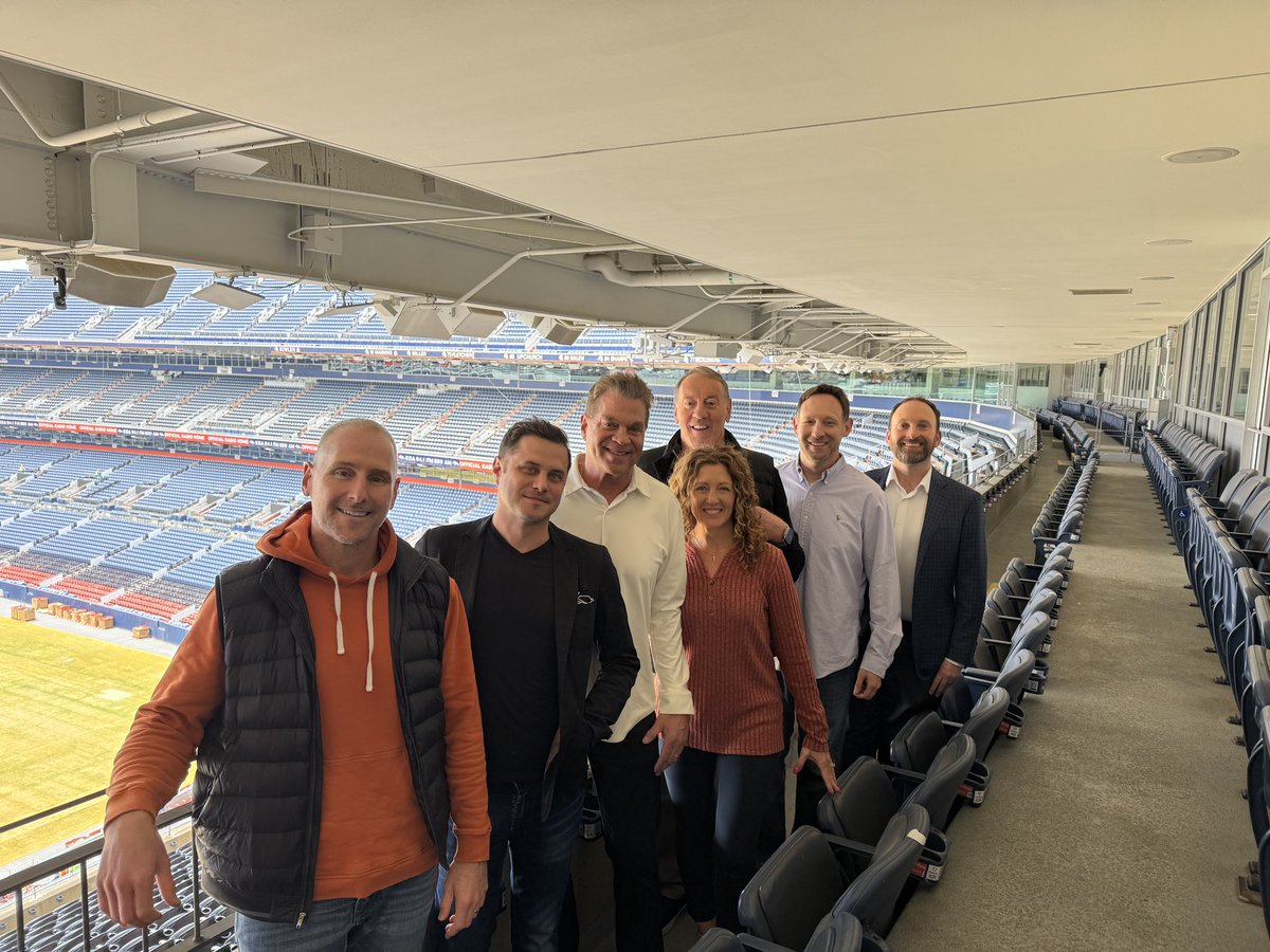 Susie Wargin (@susiewargin) on Twitter photo Had a fun <a href="/KOAColorado/">KOA 850 AM & 94.1 FM</a> client event at the stadium today.
Me: “Hey guys since we’re never all together, let’s get a picture.”
Dave Logan: *sleeps through my yapping*
Final result: A rare & decent photo of the <a href="/BroncosRadio/">Denver Broncos Radio</a> crew from the booth, studio & behind the scenes! 😂 Had a fun <a href="/KOAColorado/">KOA 850 AM & 94.1 FM</a> client event at the stadium today.
Me: “Hey guys since we’re never all together, let’s get a picture.”
Dave Logan: *sleeps through my yapping*
Final result: A rare & decent photo of the <a href="/BroncosRadio/">Denver Broncos Radio</a> crew from the booth, studio & behind the scenes! 😂
