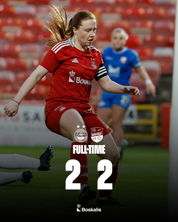 A dramatic finish at Pittodrie.

It ends level ⚖️