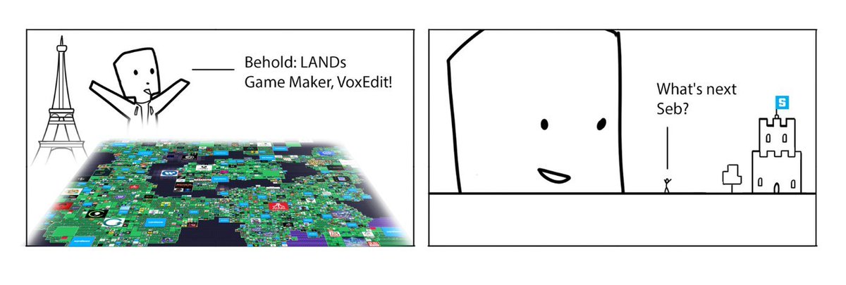 THE SANDBOX: Blood, Sweat, and Voxels!
👉 meos.club/post/121/ 

This essay is about the past, the present, and the possible future of The Sandbox. 

It’s written for the #Sandfam and the TSB team♥️

#Blockbench #pixelart #voxelart #TheSandbox