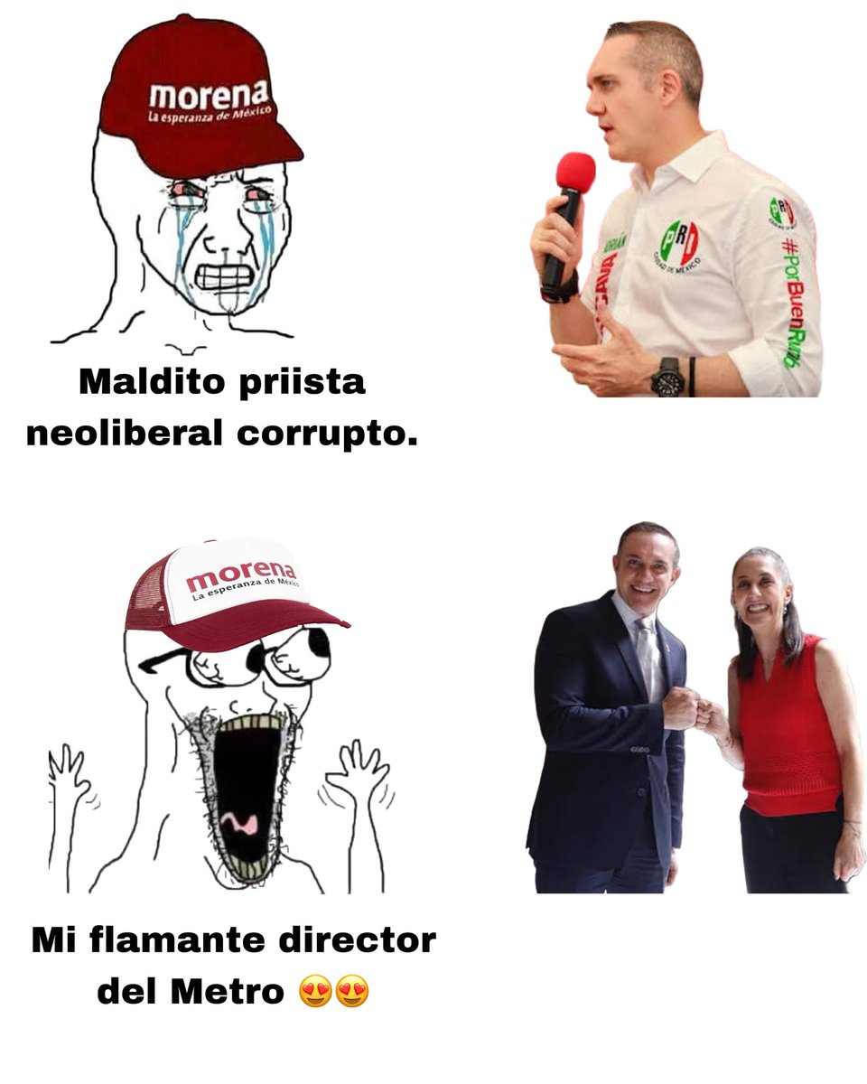 Aarrtvi's tweet image. Así los chairos con Adrián Rubalcava 😹