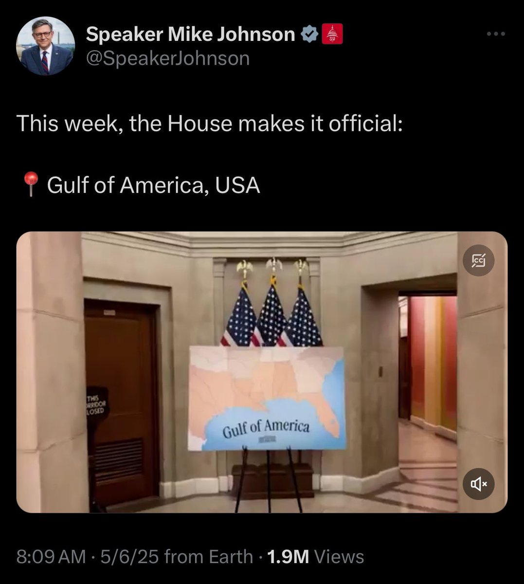 No it isn’t. I don’t give a fuck how many “resolutions” you pass, it will always be Gulf of Mexico you traitorous sack of lying faux-Christian dogshit.