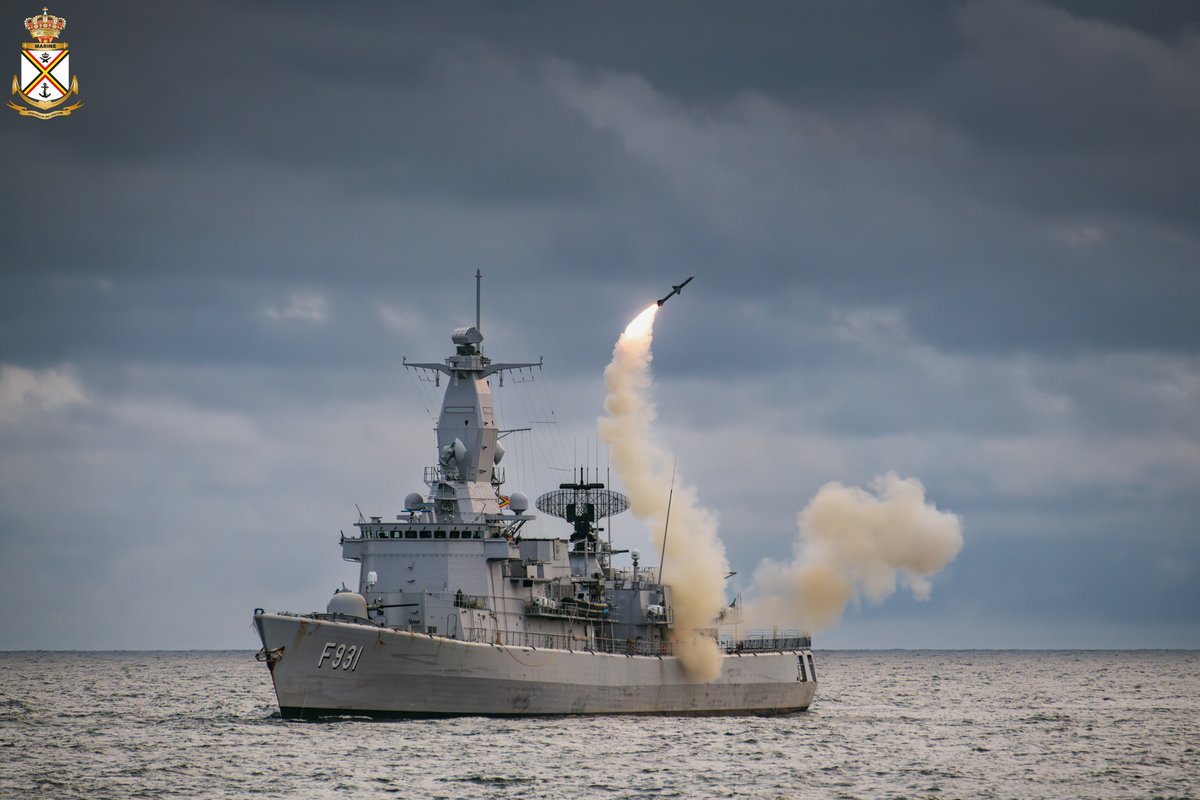 Commandant F931 Louise-Marie (@comdf931loma) on Twitter photo Busy days... missile away during air defence exercise #FormidableShield25  #FS25 #BelgianNavy Busy days... missile away during air defence exercise #FormidableShield25  #FS25 #BelgianNavy