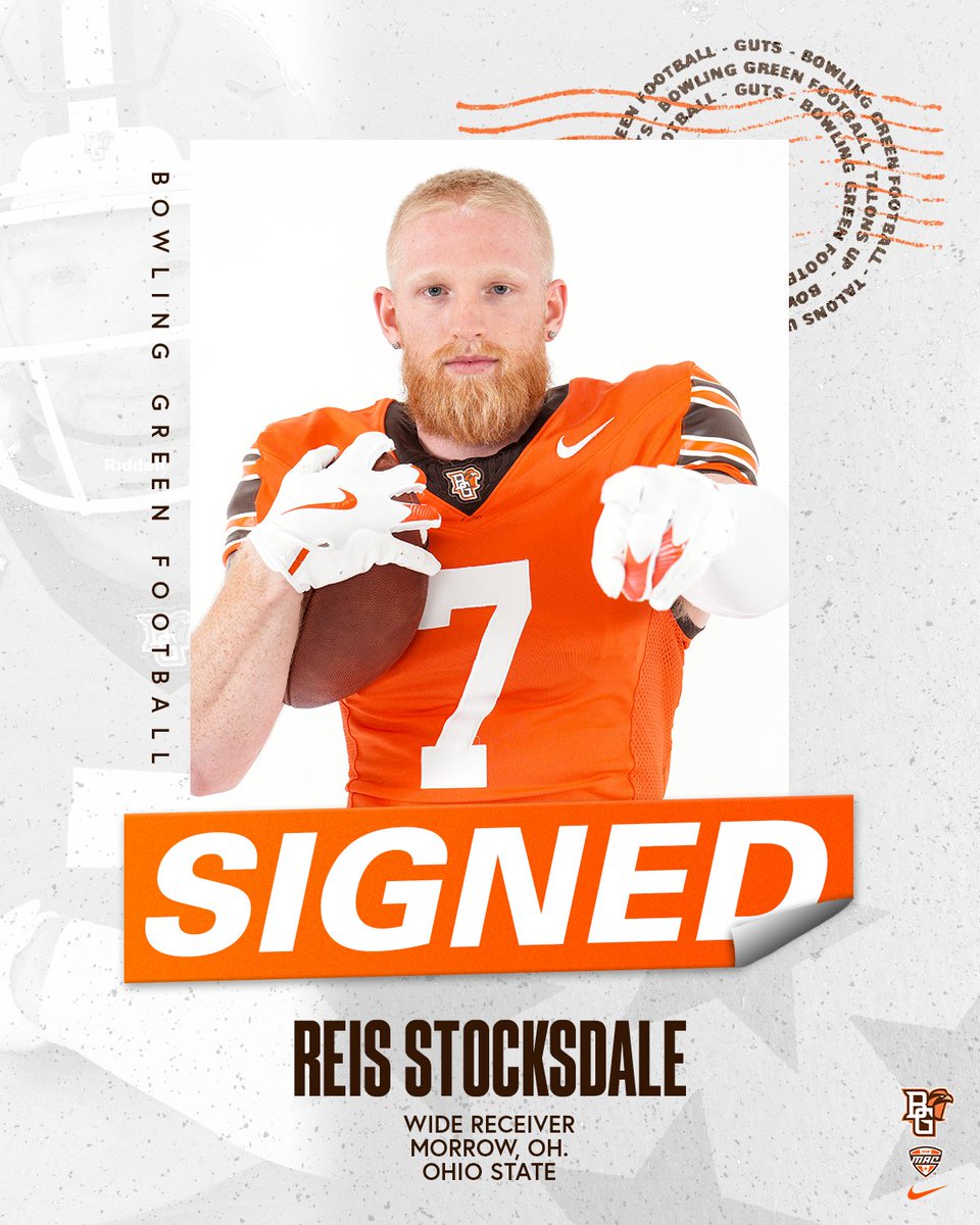 BGSU Football (@bg_football) on Twitter photo ๐๐๐๐๐๐ โ๏ธ
We would like to officially welcome Reis Stocksdale (<a href="/ReisStocksdale/">Reis Stocksdale</a>) to the BGSU Family ๐ค
#GUTS x #AyZiggy ๐๐๐๐๐๐ โ๏ธ
We would like to officially welcome Reis Stocksdale (<a href="/ReisStocksdale/">Reis Stocksdale</a>) to the BGSU Family ๐ค
#GUTS x #AyZiggy