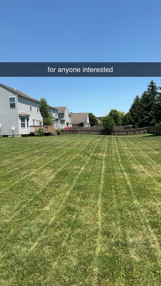 feelslike93wisc's tweet photo. #Waybackwednesday to last summer when I put on a clinic with a push mower in the backyard. I’ll be back my beloved. https://t.co/qYnd1MMrcT