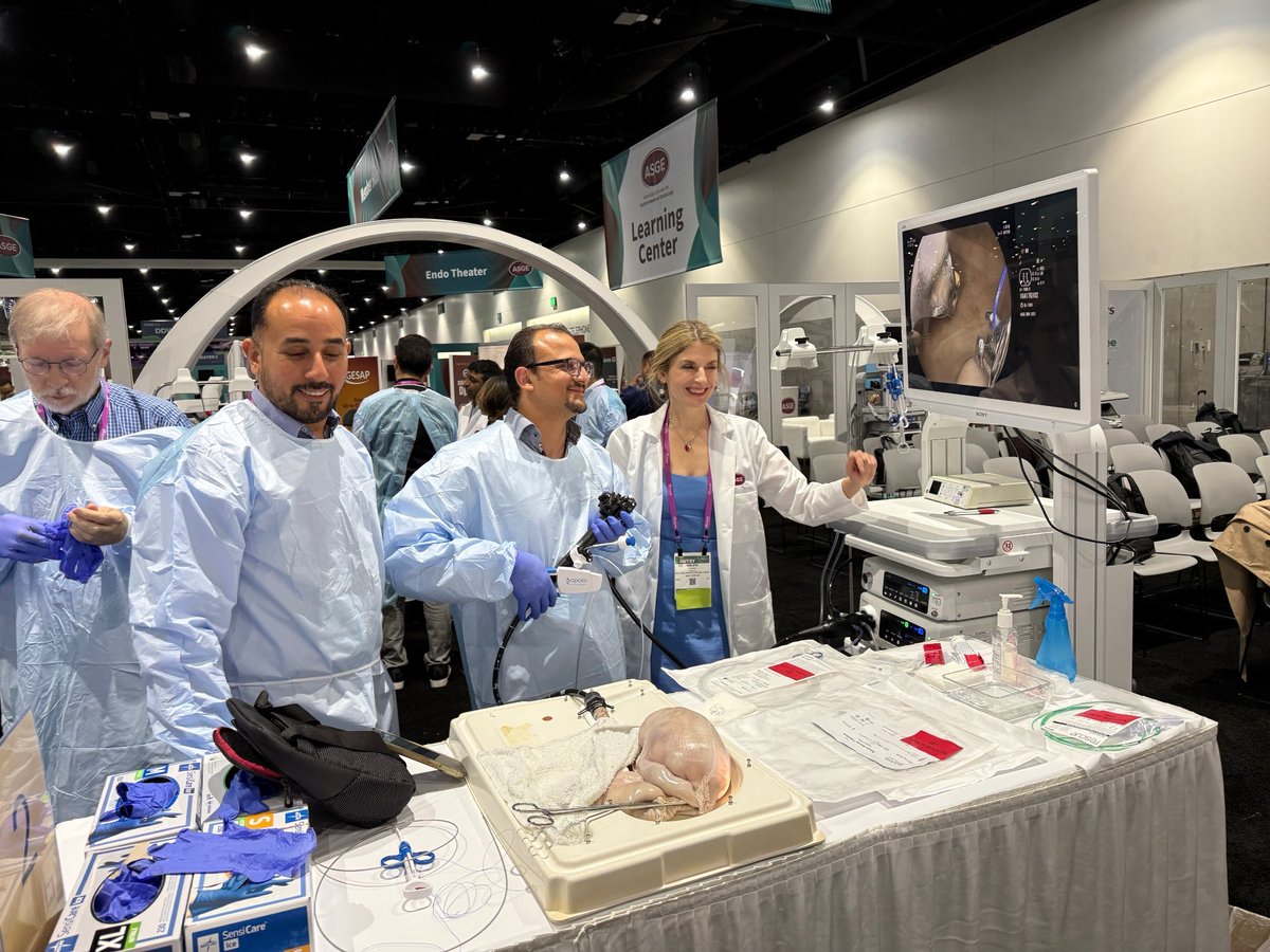 Violeta Popov, MD PhD (@popovvioleta) on Twitter photo So fun to teach an international group of attendees the how-to’s of endoscopic sleeve gastroplasty #ESG <a href="/ASGEendoscopy/">ASGE GI Endoscopy</a> <a href="/ABEbariatric/">ABE</a> hands-on course! Sign up early next year- this course always sells out! <a href="/DDWMeeting/">Digestive Disease Week</a> #DDW2025 So fun to teach an international group of attendees the how-to’s of endoscopic sleeve gastroplasty #ESG <a href="/ASGEendoscopy/">ASGE GI Endoscopy</a> <a href="/ABEbariatric/">ABE</a> hands-on course! Sign up early next year- this course always sells out! <a href="/DDWMeeting/">Digestive Disease Week</a> #DDW2025