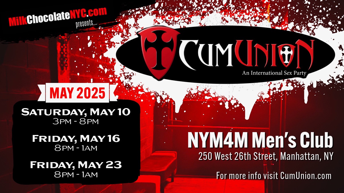 @MilkChocolateNYC (@milknyc) on Twitter photo 3 hot <a href="/CumUnion/">CumUnion</a> <a href="/MilkNYC/">@MilkChocolateNYC</a> <a href="/CumUnionNYC/">@CumUnionNYC</a> #gayinterracial events!
Sat, May 9th
Fri, May 16th
Fri, May 23rd
INFO:
CumUnion.com &
milkchocolatenyc.com/nyc
#gaylatinos #gayotter #gaycruisingclub #blacktops #gayasians #gaybros #gayuncut #bbbh #hungTops
@interracialMeat 3 hot <a href="/CumUnion/">CumUnion</a> <a href="/MilkNYC/">@MilkChocolateNYC</a> <a href="/CumUnionNYC/">@CumUnionNYC</a> #gayinterracial events!
Sat, May 9th
Fri, May 16th
Fri, May 23rd
INFO:
CumUnion.com &
milkchocolatenyc.com/nyc
#gaylatinos #gayotter #gaycruisingclub #blacktops #gayasians #gaybros #gayuncut #bbbh #hungTops
@interracialMeat