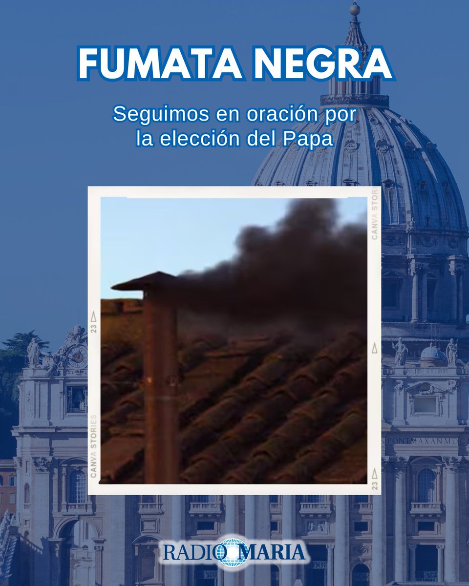 RMariaPY's tweet image. Seguimos en oración.

#Conclave #Papa