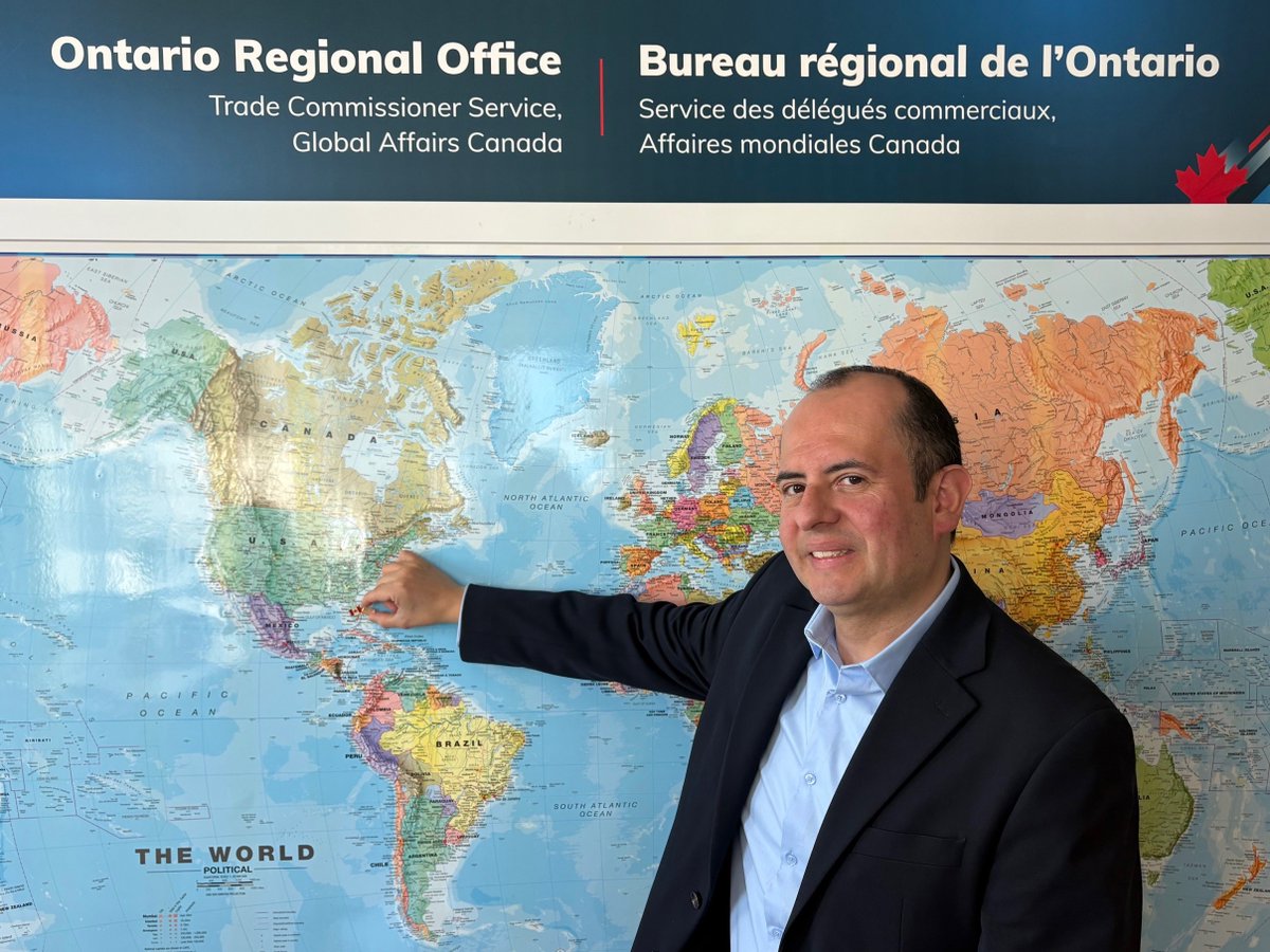 Today, we welcomed Juan P. Gonzalez, Trade Commissioner at <a href="/CanCGMiami/">Canada In Miami</a>.  Juan outlined opportunities for #ONBiz in #LifeSciences, #Energy, #Infrastructure and #ICT in #Florida and #PuertoRico.