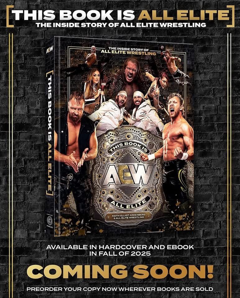 RyanKiddPro's tweet image. What are your thoughts on the upcoming AEW book from Kieth Elliot Greenberg? 

Join The Body Slam Book Club for Free on Discord and let’s share our thoughts!

discord.gg/pn4faaVC